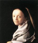 Jan Vermeer Portrait of a Young Woman Spain oil painting artist